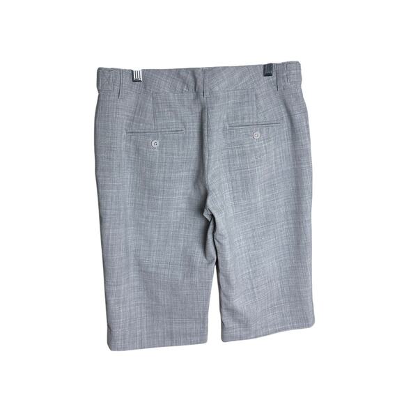 Express Editor Trouser Shorts Light Gray Dressy Workwear Sz 2 Low Rise - Picture 2 of 3